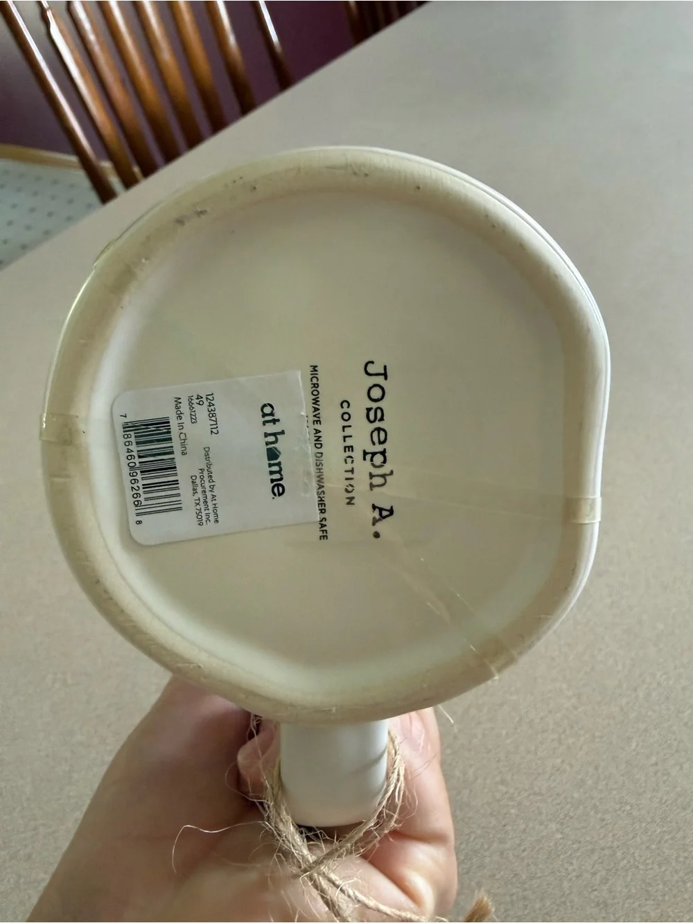 Joseph white ceramic